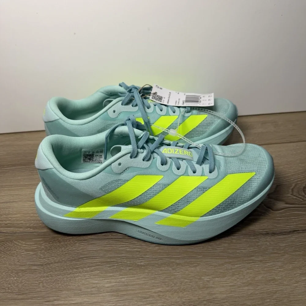 Adidas ADIZERO EVO SL Flash Aqua Lucid Lemon (JS4506) Women 6.5